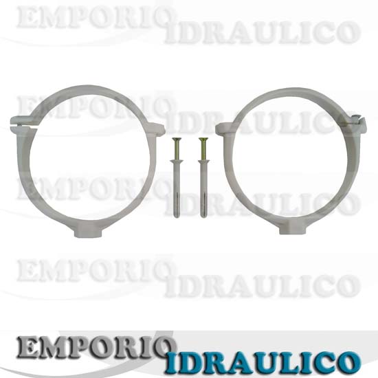 Coppia Staffe ABS per tubo tondo - Clicca l'immagine per chiudere